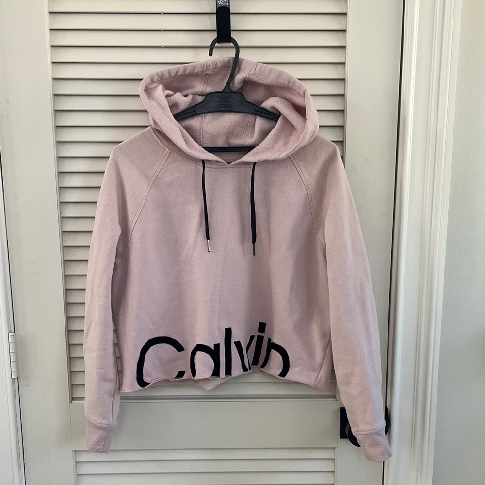 Calvin Klein Light Pink Hoodie Sweater